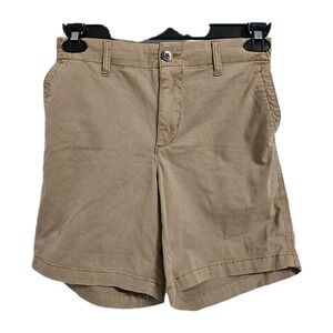 NWT Old Navy Bermuda Shorts Women's Sz XS (28x7) Brown Mid-Rise Pockets
